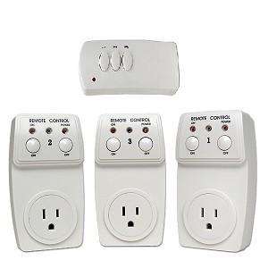 Pack Wireless Remote Control AC Electrical Power Outlet Plug Switch 