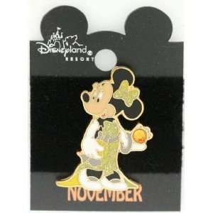   Minnie Mouse Birthday Birthstone Tac Pin ~ November 