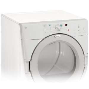 Dove Grey on White Whirlpool Duet Front loading Gas Dryer 