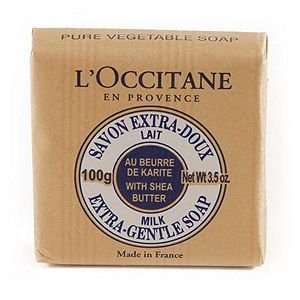  LOccitane Shea Butter Milk Soap, 3.5 oz: Beauty