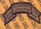 3rd Bn 75th Inf AIRBORNE RANGER Error scroll patch 1 E