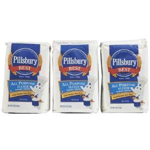  Pillsbury All Purpose Flour, 80 oz, 3 ct (Quantity of 2 