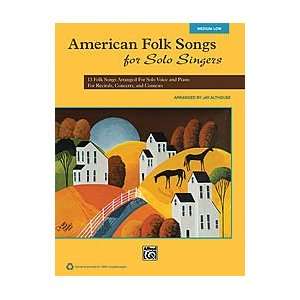  American Folk Songs for Solo Singers Book Sports 