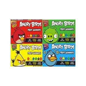 Angry Birds Fruit Gummies Combo Case 3.5oz 12 Pack (3 Each of Green 