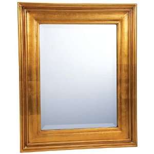  Quality Framed Beveled Mirror Ant Gold By Wyndham House&trade Gold 