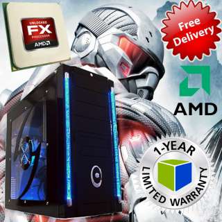   AMD Bulldozer FX 4100 3.6Ghz Desktop Gaming PC 4gb DDR3 ATI 5450 1gb