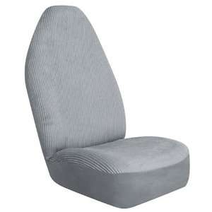 Auto Expressions Comfort Corduroy Grey Universal Fit Front Seat Cover