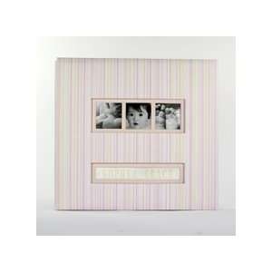 12x12 Baby Girl Striped Frame A Name Scrapbook: Office 