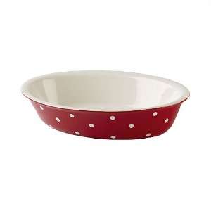  Spode Baking Days Oval Rim Dish   Red: Home & Kitchen