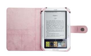 Barnes Noble Nook Synthetic Leather Case Cover Pink  