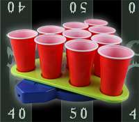 Spin Pong Rack, Beer Pong Game  