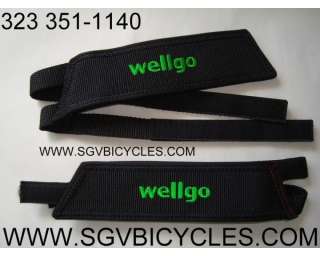Wellgo Fixie BMX Bike Bicycle Double Pedal Straps  