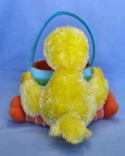 Sesame Street Muppets Big Bird Plush Easter Egg Basket  