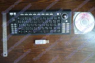 World smallest 2.4G Wireless Mini RF Multimedia Keyboard With Optical 