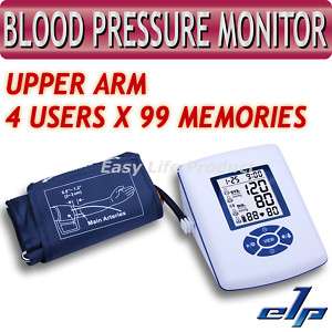 Digital Upper Arm Blood Pressure Monitor Pulse Meter C0  