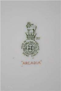 Vintage Royal Doulton Arcadia Dinner Plate Green Stamp  