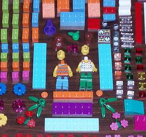 Lego Girl Colors Lot Purple Pink Bricks Slopes Pieces Flowers 