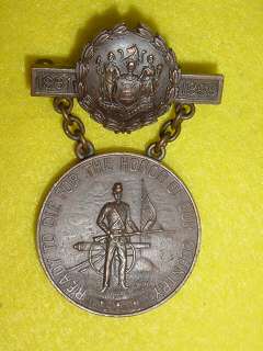 New Jersey Civil War Veterans Medal, #3837, Adolph Pineus, Wounded 