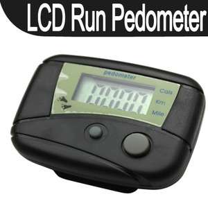 LCD Step Pedometer Walking Calorie Counter Distance BLA  