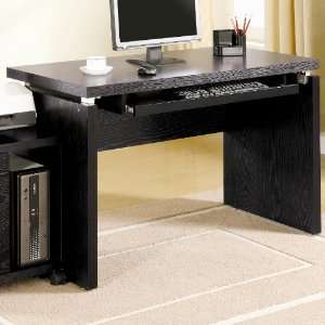    Andra Black Computer Desk with Keyboard Tray: Office Products