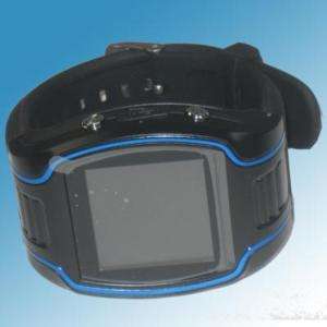   LCD Security Realtime GPS GSM GPRS Cellphone Tracker Wrist Watch #8125