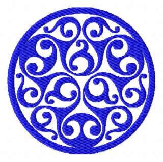 This auction is for 12 celtic motif designs for machine embroidery.