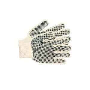 C String Knit Dot Glove Mens Lge: Office Products