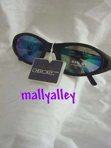 Cherokee Unisex Kids Black Plastic Mirrored Sunglasses  