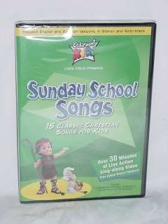 Cedarmont Kids Sunday School Songs NEW DVD 15 Kid Songs  