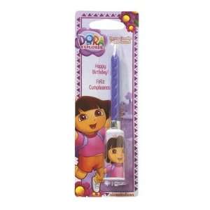  Dora the Explorer Birthday Cake Sound Candle: Toys & Games