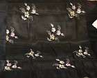 88 COFFEE BLK/GOLD VINTAGE ELEPHANT DECOR TABLE RUNNER WALL HANGING 