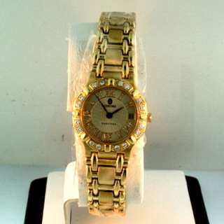 Concord Saratoga 18K Gold Diamond and Mother of Pearl Dial ladies 