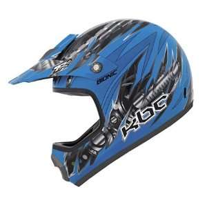  KBC Youth DRT X Bionic Full Face Helmet Medium  Blue Automotive