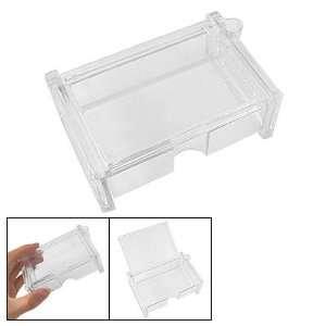   Clear Rectangle Hard Plastic Business Card Holder Box