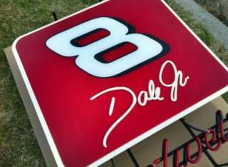 Budweiser Bud Dale Earnhardt Jr. Neon Bar Sign Light  
