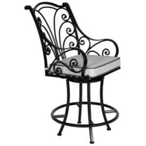  O.W. Lee Ashbury Swivel Counter Stool Arm Chair 1584 