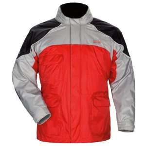   Sports Bike Racing Motorcycle Rain Suits   Color Red, Size Small