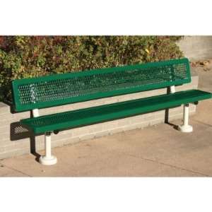  WebCoat Commercial Regal Surface Mount Outdoor Bench 