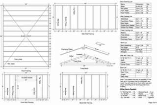 12x16 Gable Garden Storage Shed Plans, See Samples  