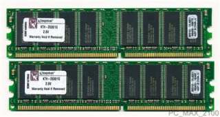  DDR PC3200 400MHz 184 pin Desktop Memory Kingston KTH D530/1G  
