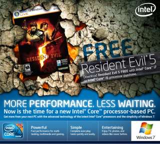   Evil 5 for PC Free with Featured Intel Core i7 and Core i5 Processors