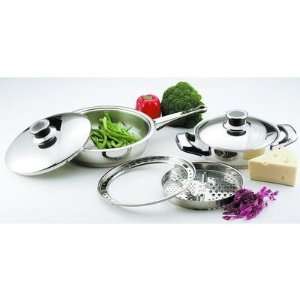  6PC STAINLESS COOKWARE SET