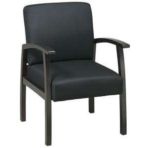  Deluxe Cherry Finish Guest Chair Fabric: Nano Tex® with 