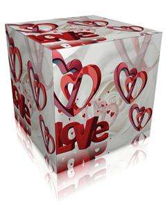 New Card Gift Box Holder Red Heart wedding, party, gift 804879258582 