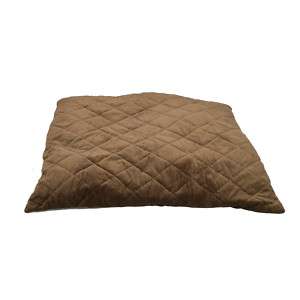 Heated Dog & Pet Pillow Bed 26x29 Medium Tan/Mocha  