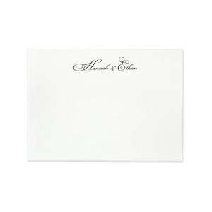   Fluorescent White Personalized Thank You Cards 