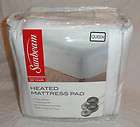 sunbean heated mattress pad queen size dual controllers 153048 brand