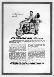 1963 Cushman Eagle Motor Scooter Original Ad  