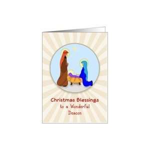  For Deacon Christmas Nativity Scene with Jesus, Mary and 