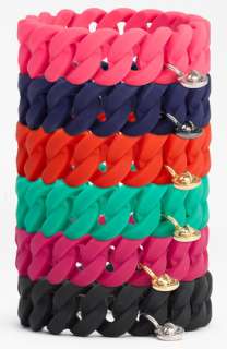 MARC BY MARC JACOBS Rubber Turnlock Stretch Bracelet  